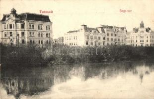 Temesvár, Timisoara; Béga sor / river bank