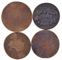 Vegyes: 4db-os plakett tétel, benne 1994. "Klinikai Onkológusok Találkozója Szentes '94&qu...