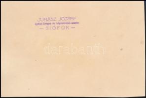 cca 1930 Balaton, Motoros átkelőkomp Tihanyrév és Szántódrév között, Juhász József felvétele, hátold...