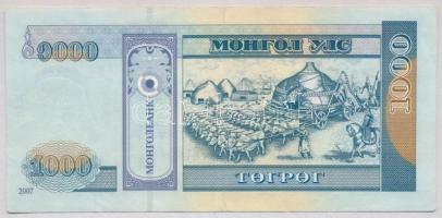Mongólia 2007. 1000T T:III
Mongolia 2007. 1000 Tugrik C:F