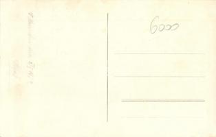 Lednickisfalu, Mestecko; úthenger munkásokkal / Road roller with workers. photo