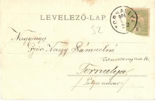 1904 Runya, Rumince; kerékpáros műtermi felvételen / gentlemen with bicycle in a studio. photo