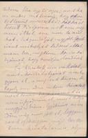 1870 Hegedűs Sándor (1847-1906) közgadász, miniszter, író saját kézzel írt szerelmes levele Jókay Jo...