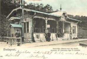 Budapest II. Hűvösvölgy, Villamos vasút végállomása / Endstation der Elektrischen Bahn (EK)