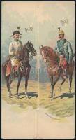 1898 Budapest, Az osztrák-magyar hadsereg 16. Gróf Üxküll Gyllenband huszárezredének 100 éves jubile...