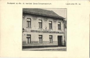 Budapest III. Kerületi Zene Conservatorium. Lajos utca 61.