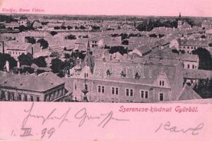 1899 Győr, Szerencs-kívánat, zsinagóga