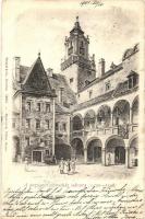 Pozsony, Pressburg, Bratislava; régi városház udvara / old town halls courtyard