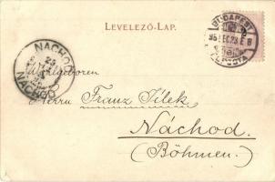 1898 Budapest XI. Gellérthegy, Citadella. Edgar Schmidt kiadása (ázott sarok / wet corner)