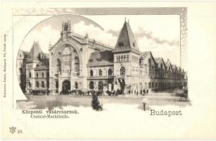 Budapest IX. Központi vásárcsarnok. Schwarcz Jakab kiadása