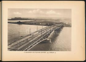 cca 1937 Horthy Miklós-híd 1933-1937, képes leporelló füzet ismertető szöveggel, fűzött kötésben