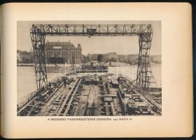 cca 1937 Horthy Miklós-híd 1933-1937, képes leporelló füzet ismertető szöveggel, fűzött kötésben