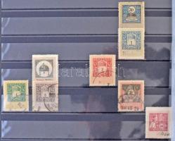 443 darabos okmánybélyeg vízjelállás gyűjtemény 1903-1909 közte rengeteg számvízjel és csillag, hozz...