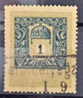 443 darabos okmánybélyeg vízjelállás gyűjtemény 1903-1909 közte rengeteg számvízjel és csillag, hozz...