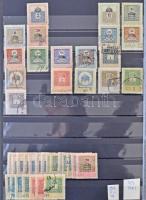 443 darabos okmánybélyeg vízjelállás gyűjtemény 1903-1909 közte rengeteg számvízjel és csillag, hozz...