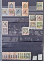 443 darabos okmánybélyeg vízjelállás gyűjtemény 1903-1909 közte rengeteg számvízjel és csillag, hozz...