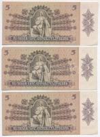 1939. 5P (3x) sorszámkövetők T:I-