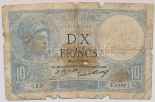 Franciaország 1930. 10Fr T:IV France 1930. 10 Francs C:G