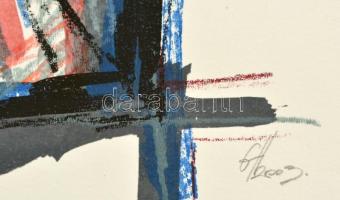 GH jelzéssel: Ugye te is... Szerigráfia, papír, 62×42 cm