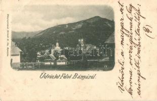 1899 Felsőbánya, Baia Sprie; templomok. Divald K. fia / churches (kis szakadás / small tear)