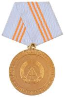 NDK 1966-1990. Bajtársi Érem arany fokozata, aranyozott Br kitüntetés, eredeti mellszalaggal T:I- GRD 1966-1990. Medal Brotherhood in Arms gold class, gilt Br decoration with original ribbon C:AU