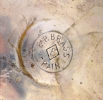 4 db fém pezsgőspohár, d: 11 cm, m: 14 cm