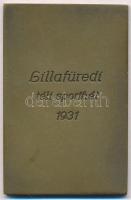 Madarassy Walter (1909-1994) ~1931. "Lillafüred" Br plakett, hátoldalon "Lillafüred t...