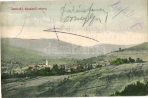 Torockó, Rimetea; északról nézve / panorama view from North (szakadás / tear)