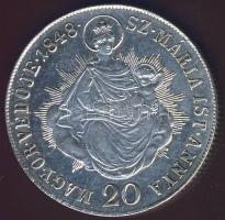 1848. 20kr Ag V.Ferdinánd T:2/3+ juszt.