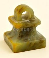 Kínai pecsétnyomó jáde kő / Jade Chinese seal maker 3x4 cm