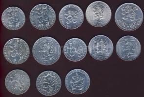 Csehszlovákia 1945-78. 10K Ag (4x klf), 25K Ag (4x klf), 50K Ag (3x klf), 100K Ag (2x klf) Összesen 13db! T:2 k. ph.