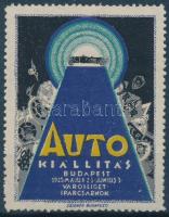 1925 Autó kiállítás, Budapest levélzáró