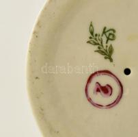 4 db porcelán hal, kézzel festett, jelzettek (Hollóházi és Kispesti Porcelángyár), hibátlanok, m: 9 ...