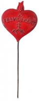 ~1930. A Felvidékért festett Br kitűző, piros (21x23mm) T:2