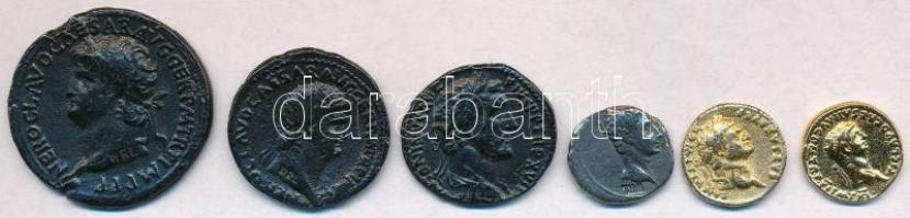 6db-os replika tétel, római pénzérmék, mind WRL jelzéssel T:2