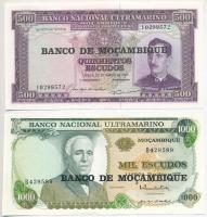 Mozambik 4db-os bankjegy tétel, mind különféle T:I,I-
Mozambique 4pcs of banknotes, all different C...