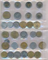 Argentína ~1929-2010. 57db-os fémpénz gyűjtemény, mind különféle T:II-III Argentina ~1929-2010. 57pcs of coins, all different C:XF-F