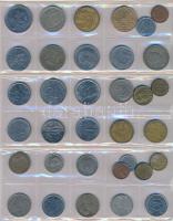 Brazília ~1871-2005. ~68db-os fémpénz gyűjtemény, mind különféle T:vegyes
Brazil ~1871-2005. ~68pcs...