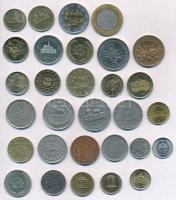 Irán ~1960-2010. ~30db-os fémpénz gyűjtemény, mind különféle T:vegyes
Iran ~1960-2010. ~30pcs of co...