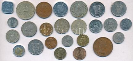 25db-os vegyes fémpénz tétel, benne Guatemala, Panama és Kelet-Karibi Államok / Brit Karibi Területe...