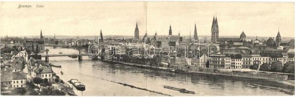 Bremen, panoramacard