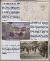 1914-16 Cs. és k. 32. budapesti gyalogezred, Budapest háziezredének története. 8 db eredeti fitó, fo...