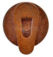 DN "M.K.O.Sz. (Magyar Költők Országos Szövetsége?)" zománcozott gomblyukjelvény (18mm) T:2