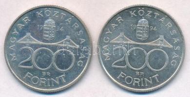 1994. 200Ft Ag "Deák" (2x) T:2