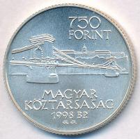 1998. 750Ft Ag "Budapest 125 éves" T:BU 
Adamo EM149