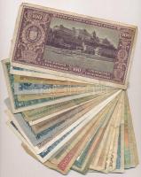 30db-os vegyes magyar és külföldi bankjegy tétel T:III,III-,IV