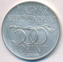 1986. 500Ft Ag "Budavár visszavétele 1686" T:BU 
Adamo EM97