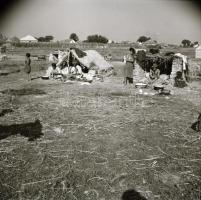 cca 1960 Kecskemét környéki romatelep, Medgyesi László (?-?) kecskeméti fotóművész felvételei, 6 db ...