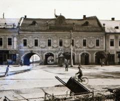 cca 1930 Dobsinai felvételek, 6 db szabadon felhasználható vintage (panoráma) negatív Matheisel Józs...