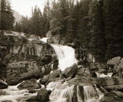 cca 1930 Dobsinai felvételek, 6 db szabadon felhasználható vintage (panoráma) negatív Matheisel Józs...